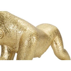 Mauro Ferretti escultura gorila 24,3x13,9x22,8 cm oro