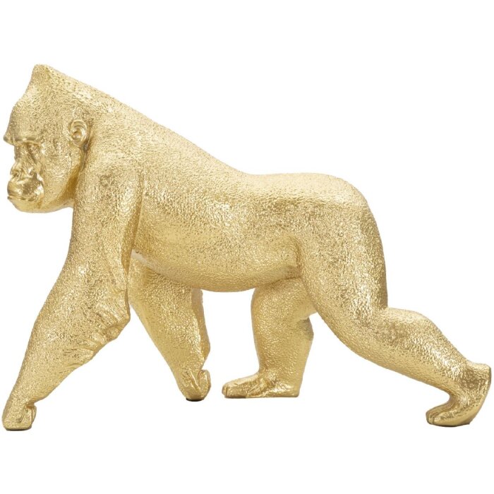 Mauro Ferretti escultura gorila 29,7x11,5x21,8 cm oro