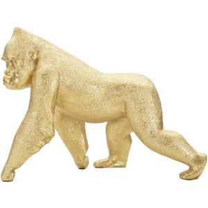 Mauro Ferretti escultura gorila 29,7x11,5x21,8 cm oro