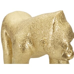Mauro Ferretti escultura gorila 29,7x11,5x21,8 cm oro