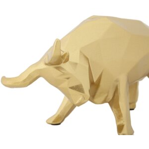 Escultura toro Mauro Ferretti 19,5x9,9x10,6 cm oro