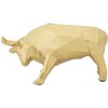 Escultura toro Mauro Ferretti 19,5x9,9x10,6 cm oro
