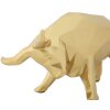 Escultura toro Mauro Ferretti 19,5x9,9x10,6 cm oro