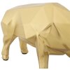 Escultura toro Mauro Ferretti 19,5x9,9x10,6 cm oro