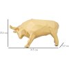 Escultura toro Mauro Ferretti 19,5x9,9x10,6 cm oro