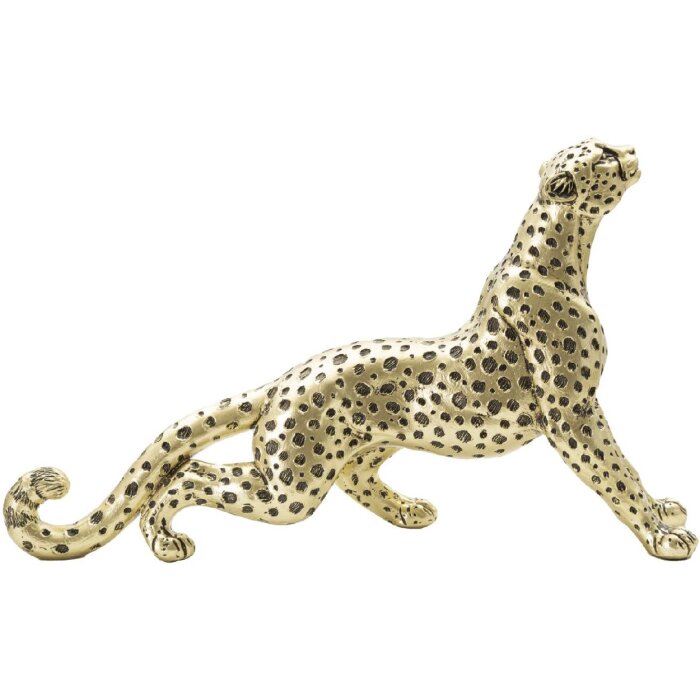 Mauro Ferretti estatuilla leopardo 33x7,7x19,5 cm oro negro