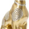 Mauro Ferretti escultura perro Sit Dog 19,8x10x29 cm oro plata