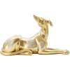 Mauro Ferretti escultura perro 32,2x9,5x18,3 cm oro plata