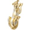 Mauro Ferretti escultura perro 32,2x9,5x18,3 cm oro plata