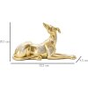 Mauro Ferretti escultura perro 32,2x9,5x18,3 cm oro plata