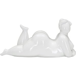 Mauro Ferretti Mujer Yoga Relax escultura 32x12.5x16 cm...