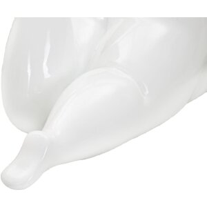 Mauro Ferretti Mujer Yoga Relax escultura 32x12.5x16 cm blanco