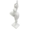 Mauro Ferretti figura yoga de pie Mujer Yoga 16x9x45,8 cm blanco