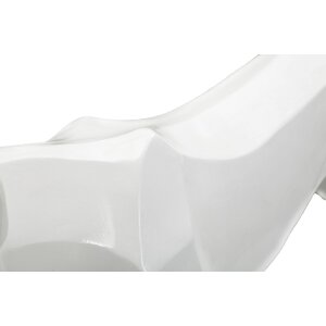 Mauro Ferretti escultura pantera blanca 70x18x32,5 cm