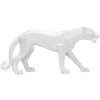 Mauro Ferretti escultura pantera blanca 70x18x32,5 cm