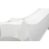 Mauro Ferretti escultura pantera blanca 70x18x32,5 cm