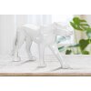Mauro Ferretti escultura pantera blanca 70x18x32,5 cm