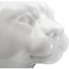 Mauro Ferretti figura leopardo sentado 27x38x74 cm blanco