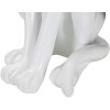 Mauro Ferretti figura leopardo sentado 27x38x74 cm blanco
