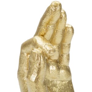 Mauro Ferretti escultura de mano Ok Hand 10x7x22,5 cm oro