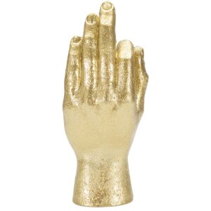 Mauro Ferretti escultura de mano Ok Hand 10x7x22,5 cm oro