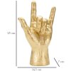 Mauro Ferretti escultura de mano Yeah Hand 14,5x7x23 cm oro