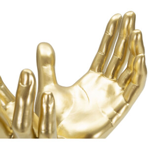 Escultura de mano Mauro Ferretti Manos de Paz 25x15x24 cm oro