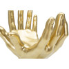 Escultura de mano Mauro Ferretti Manos de Paz 25x15x24 cm oro