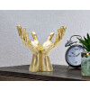 Escultura de mano Mauro Ferretti Manos de Paz 25x15x24 cm oro