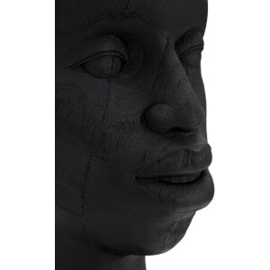 Mauro Ferretti Busto Massai Hombre 25x25x56 cm negro