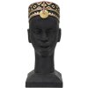 Mauro Ferretti Busto Massai Hombre 25x25x56 cm negro