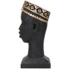 Mauro Ferretti Busto Massai Hombre 25x25x56 cm negro
