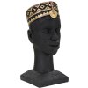 Mauro Ferretti Busto Massai Hombre 25x25x56 cm negro
