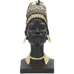 Mauro Ferretti Busto Copa Massai Mujer 21,5x27,5x45 cm negro
