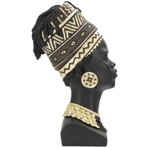 Mauro Ferretti Busto Copa Massai Mujer 21,5x27,5x45 cm negro