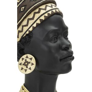 Mauro Ferretti Busto Copa Massai Mujer 21,5x27,5x45 cm negro
