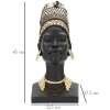 Mauro Ferretti Busto Copa Massai Mujer 21,5x27,5x45 cm negro