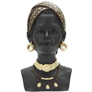 Mauro Ferretti Busto Massai Mujer 19x18,5x30 cm negro