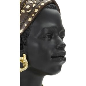 Mauro Ferretti Busto Massai Mujer 19x18,5x30 cm negro