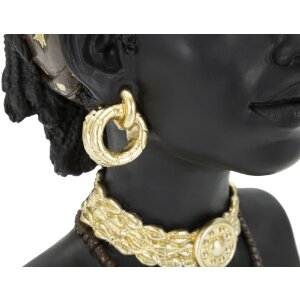 Mauro Ferretti Busto Massai Mujer 19x18,5x30 cm negro