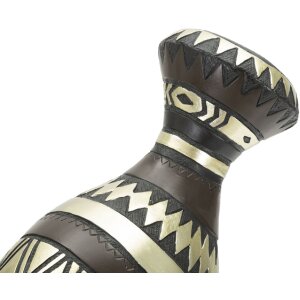 Mauro Ferretti Busto Massai Mujer Tribu 23x19x38,5 cm negro