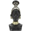 Mauro Ferretti Busto Massai Mujer Tribu 23x19x38,5 cm negro