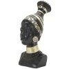 Mauro Ferretti Busto Massai Mujer Tribu 23x19x38,5 cm negro