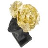 Mauro Ferretti Busto Mujer con Mariposa 21x20x36,5 cm oro negro