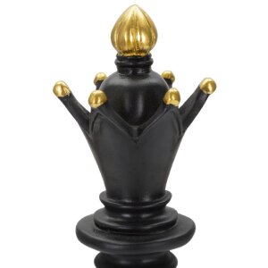 Mauro Ferretti pieza de ajedrez Alfiere Ø 12,5x38,5 cm decoración oro negro