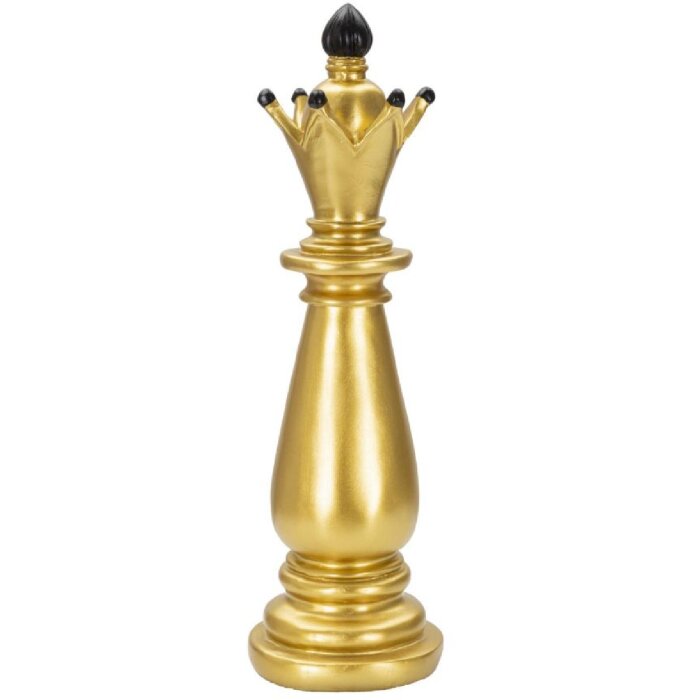 Mauro Ferretti pieza de ajedrez Alfiere Ø 12,5x38,5 cm oro negro decoración