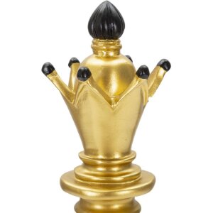Mauro Ferretti pieza de ajedrez Alfiere Ø 12,5x38,5 cm oro negro decoración