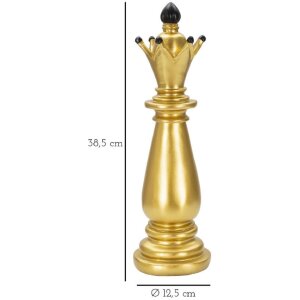 Mauro Ferretti pieza de ajedrez Alfiere Ø 12,5x38,5 cm oro negro decoración
