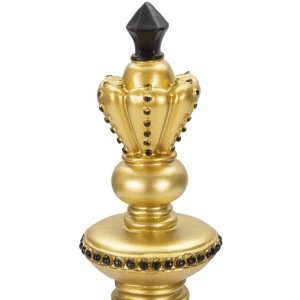 Mauro Ferretti pieza de ajedrez rey Ø 11x32,5 cm oro negro decoración