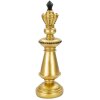 Mauro Ferretti pieza de ajedrez rey Ø 11x32,5 cm oro negro decoración